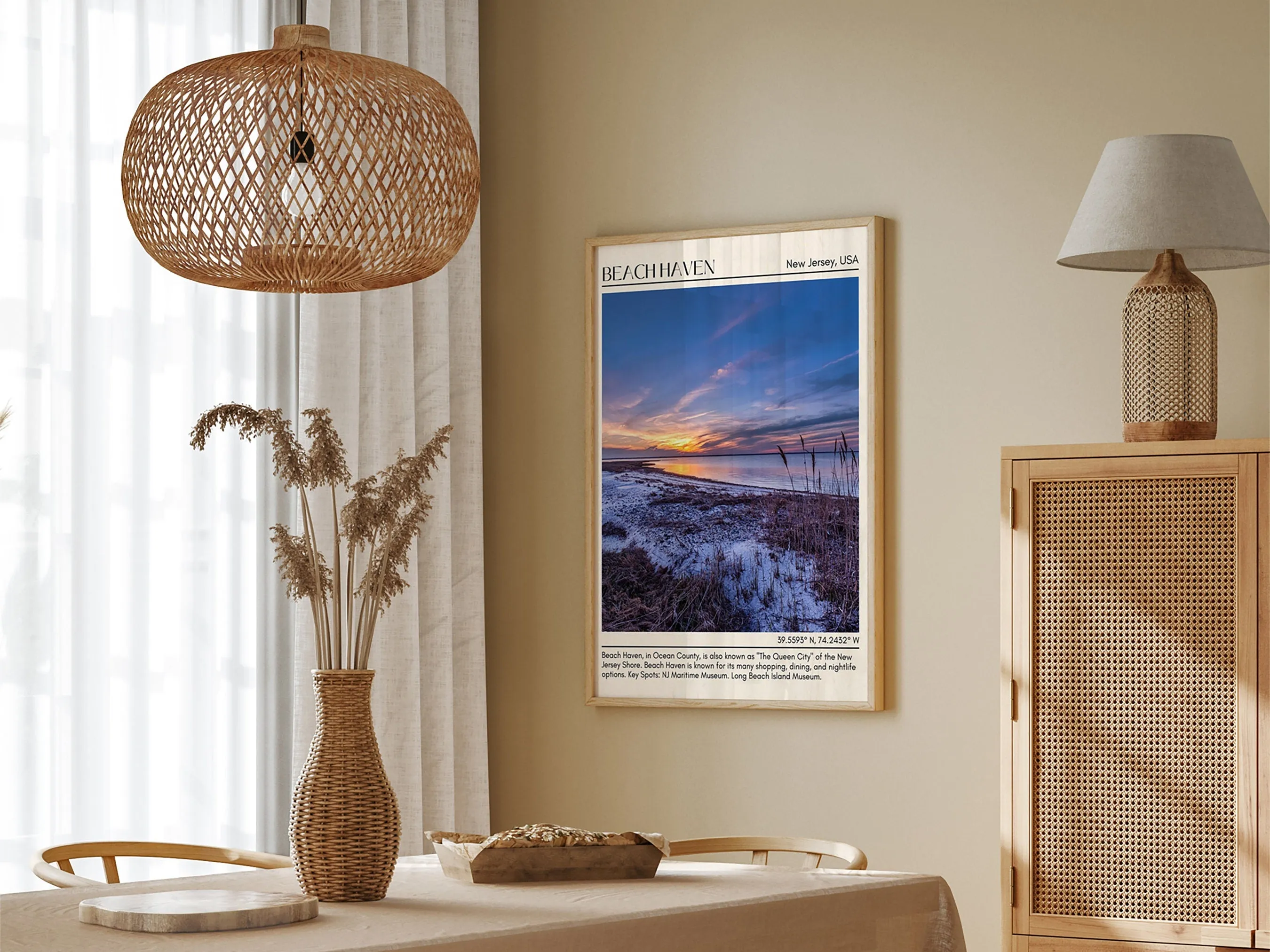 Beach Haven Wall Canvas, New Jersey, USA