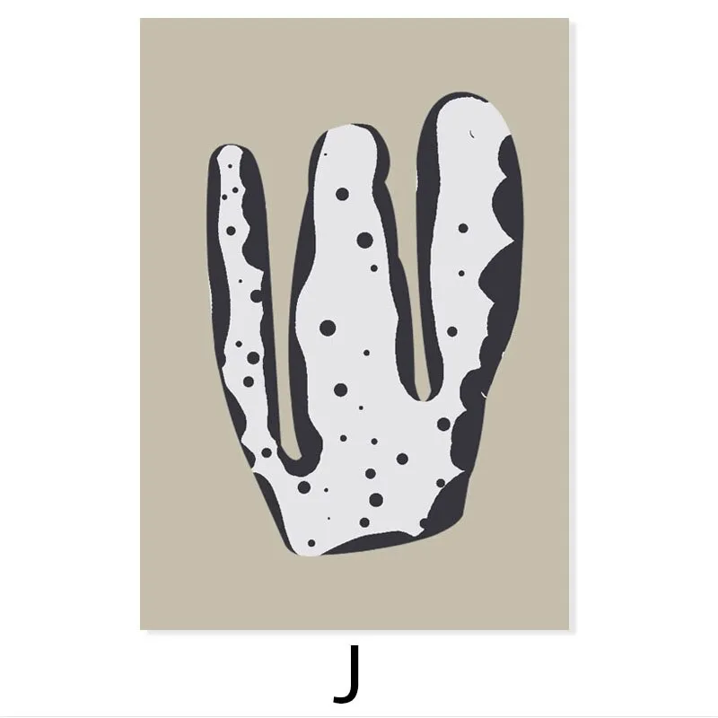 Beige Trendy Colors Minimalist Line Wall Art