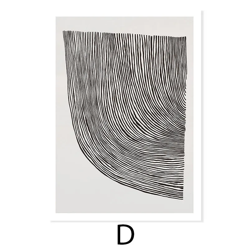 Beige Trendy Colors Minimalist Line Wall Art