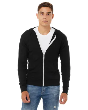 Bella Canvas Unisex Triblend Full-Zip Lightweight Hoodie