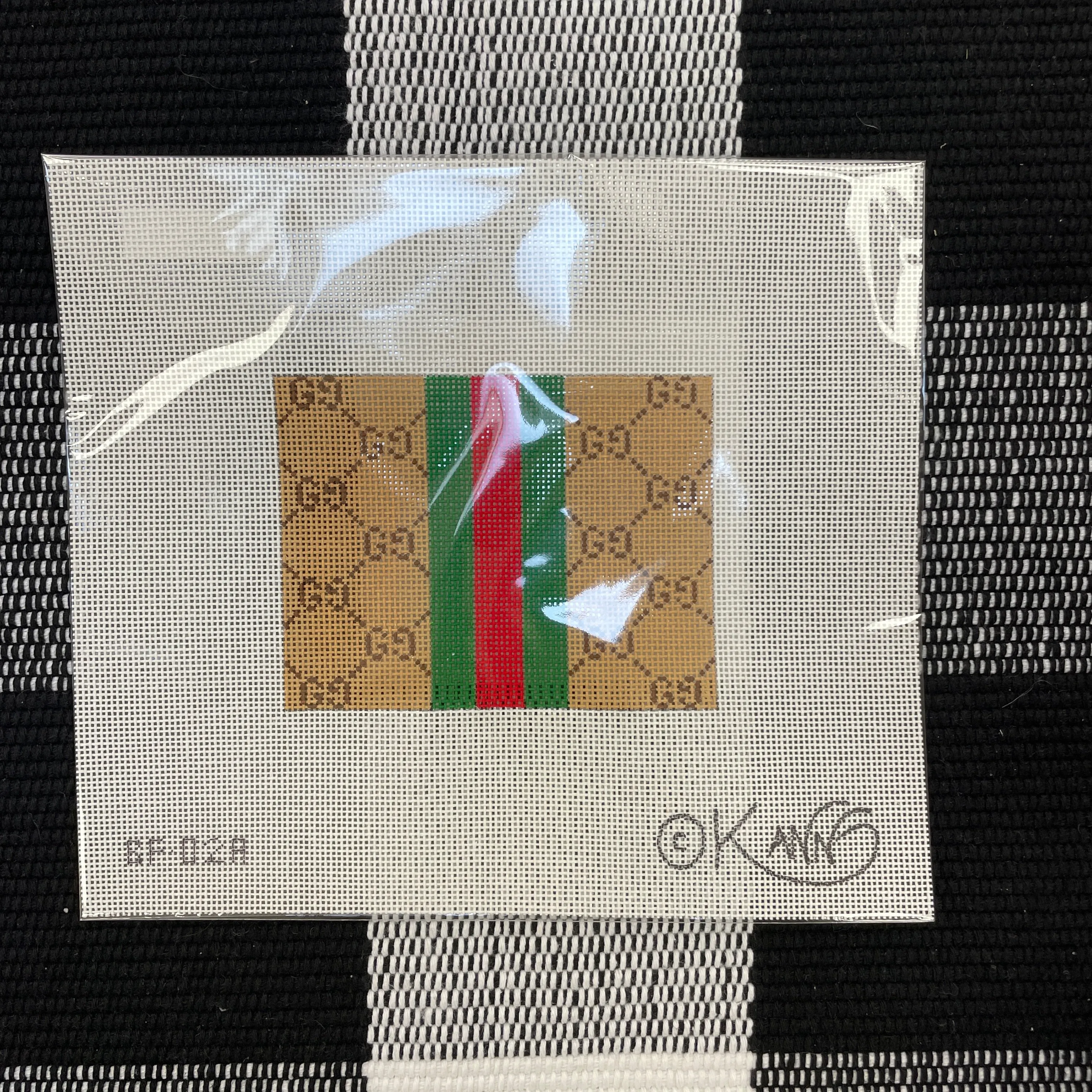 BF-02A - G'S & STRIPES, TAN/BROWN