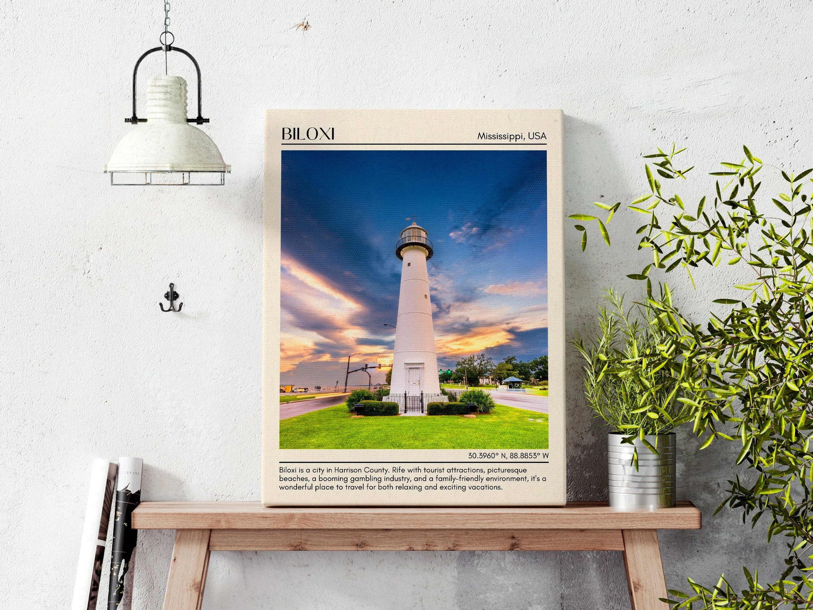 Biloxi Wall Canvas, Mississippi, USA