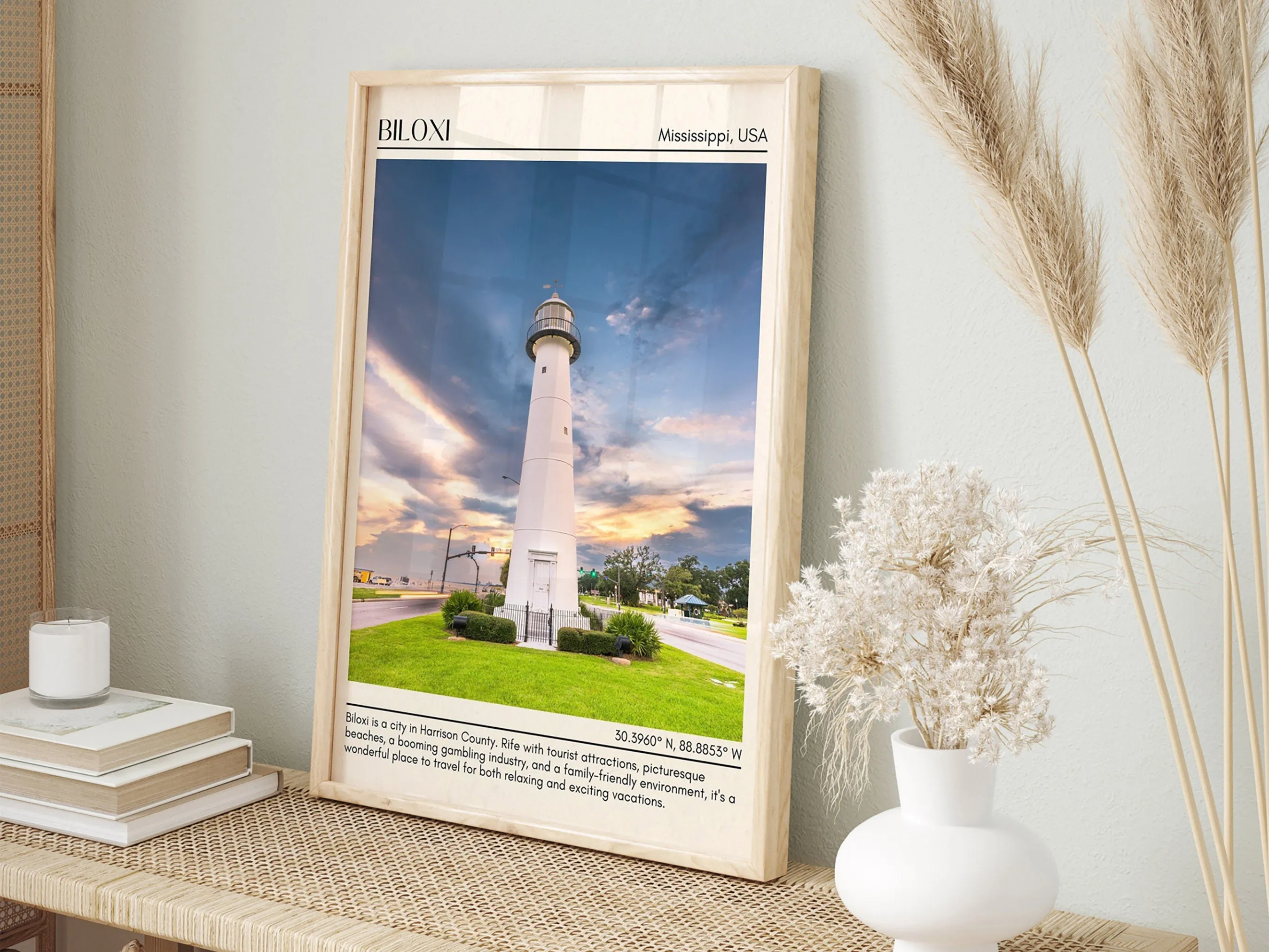 Biloxi Wall Canvas, Mississippi, USA