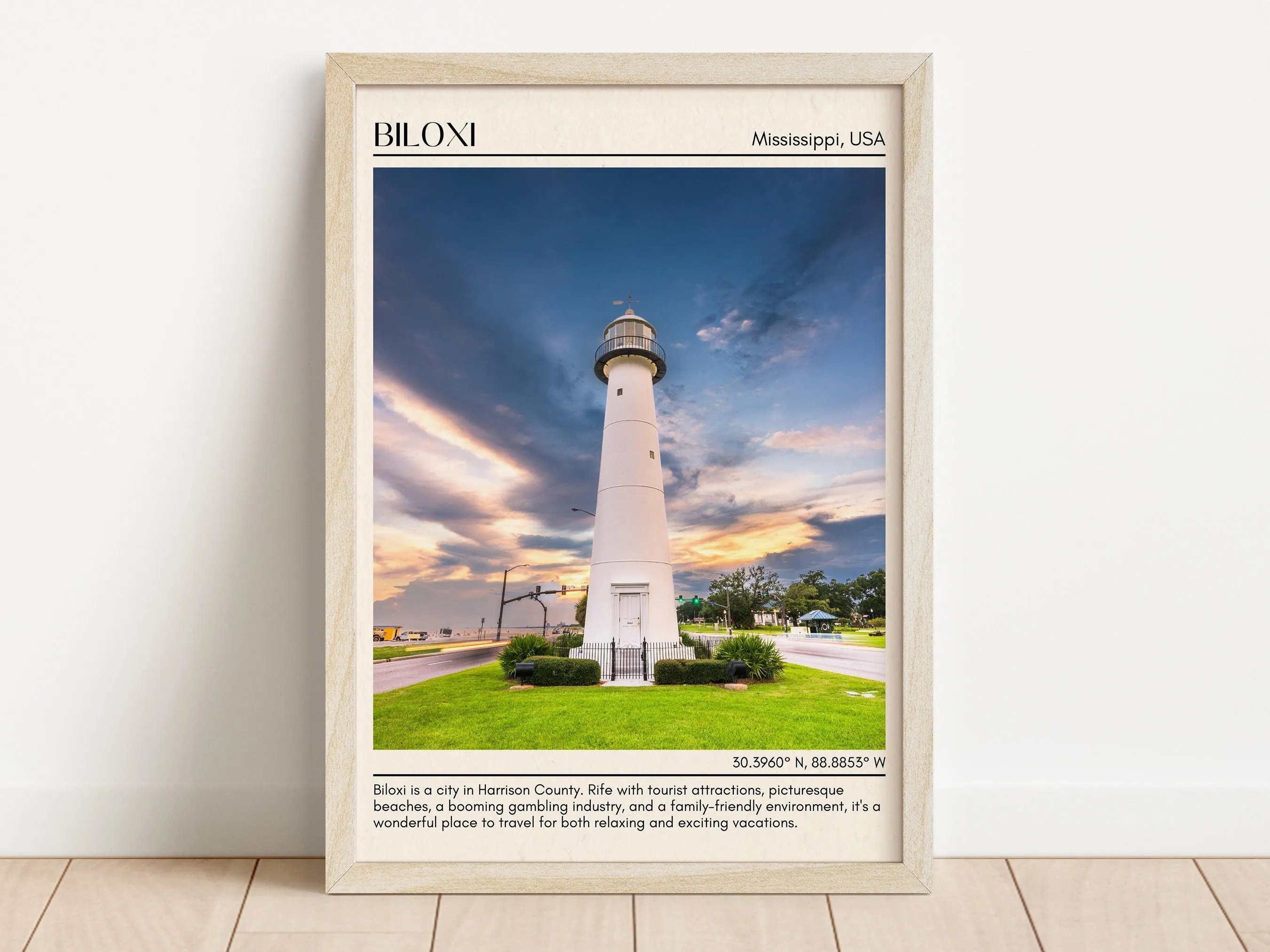 Biloxi Wall Canvas, Mississippi, USA
