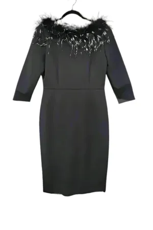 Black Feather Dress