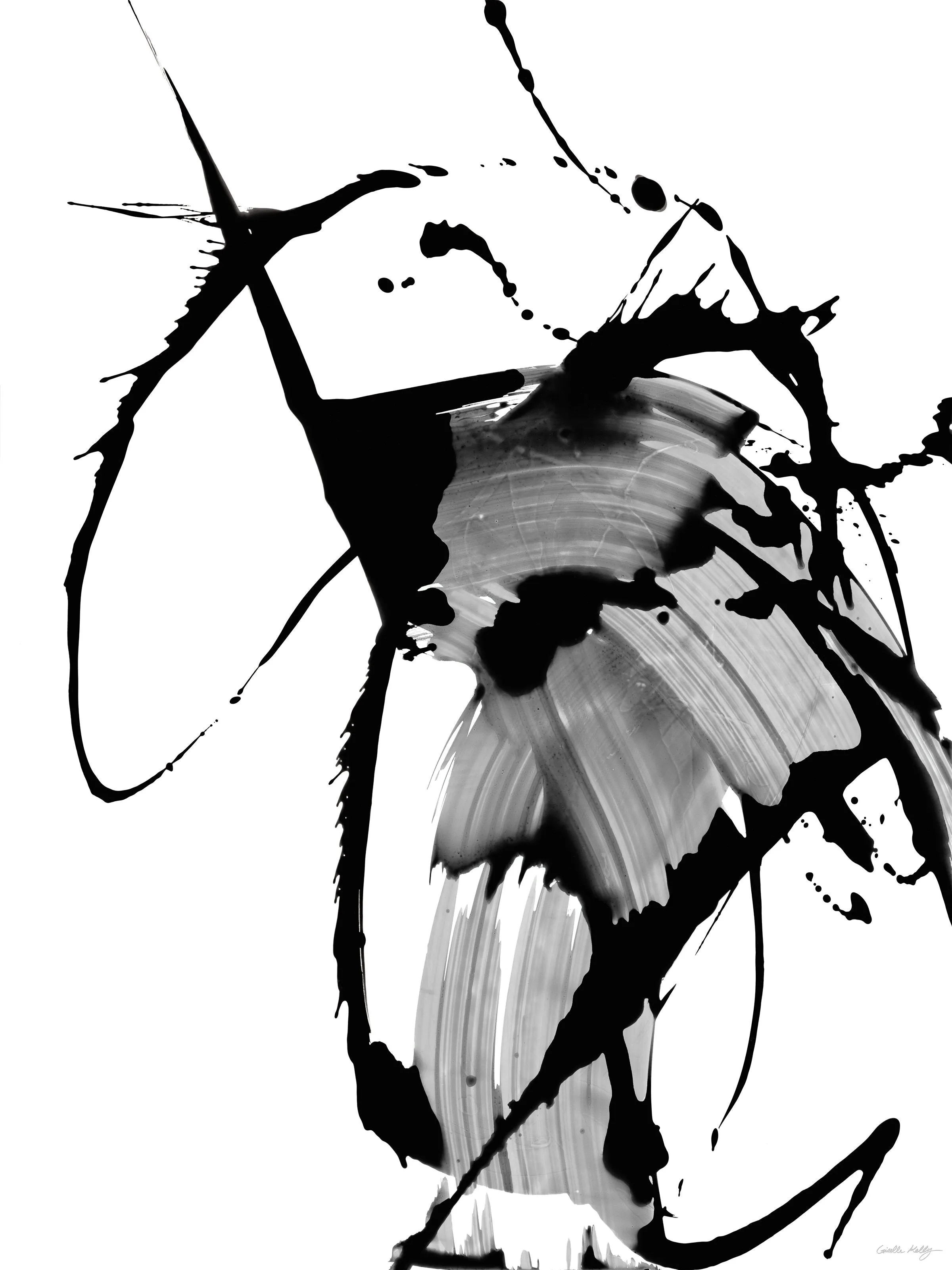 Black Glass IV / V by Giselle Kelly