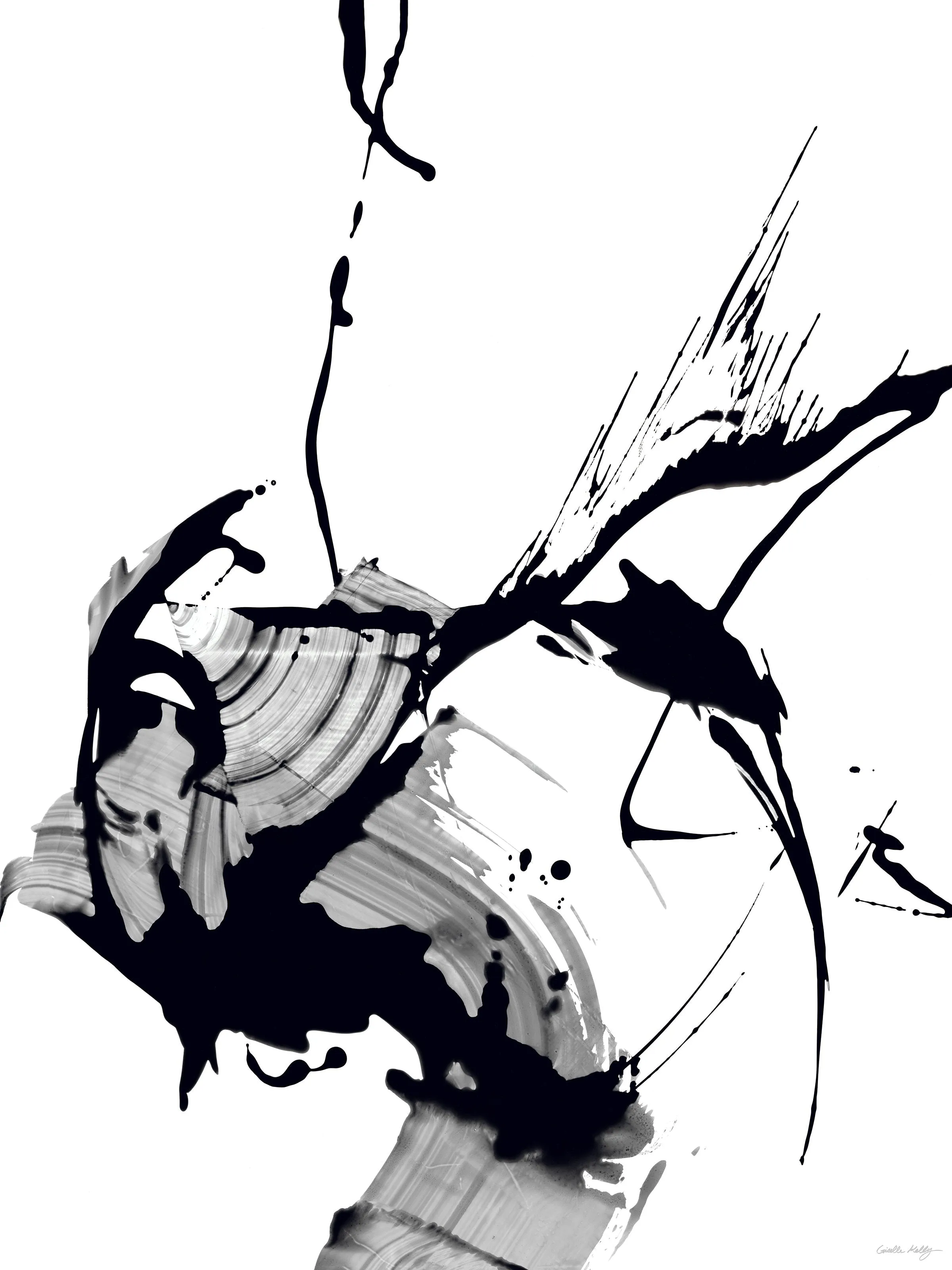 Black Glass IV / V by Giselle Kelly