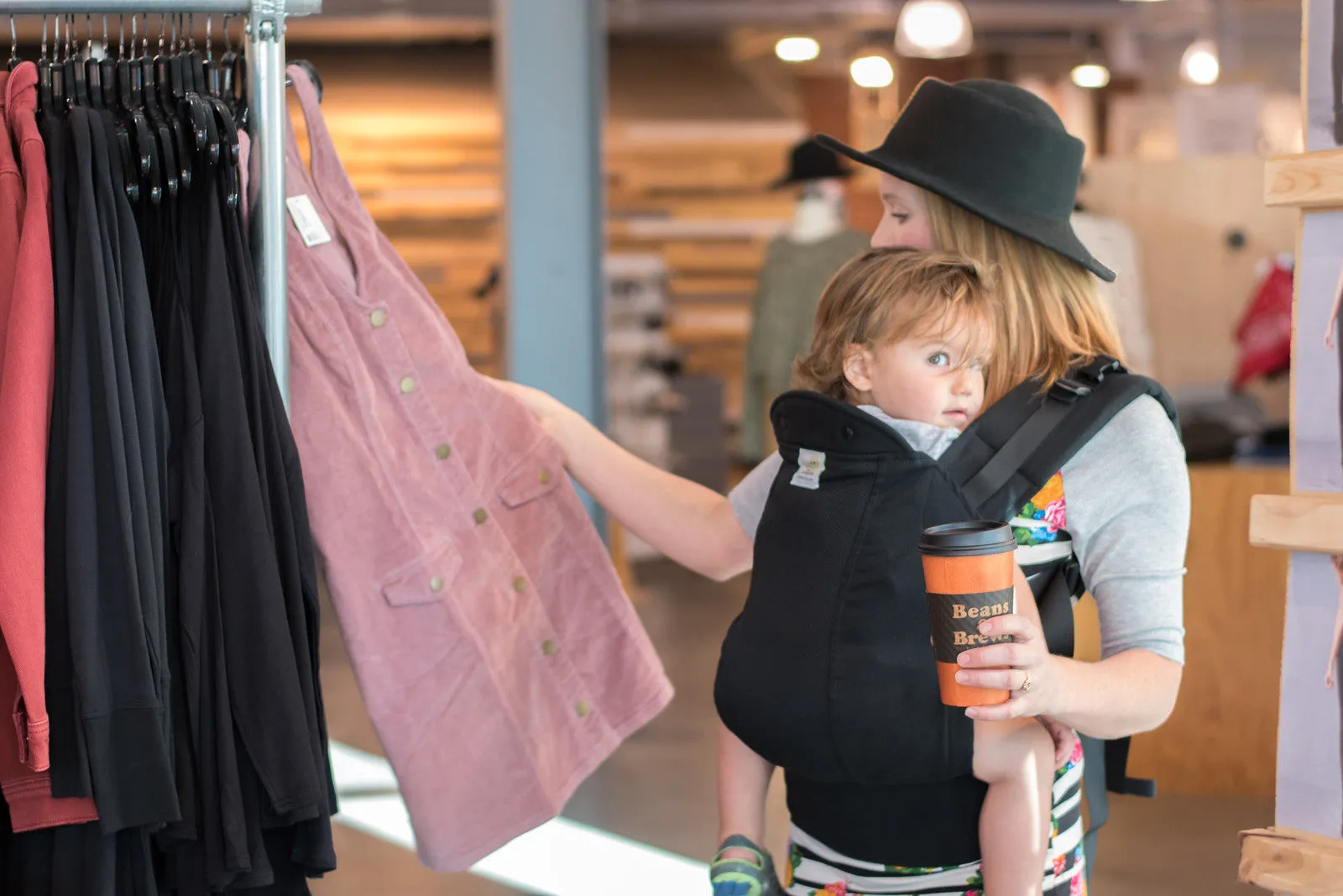 Black with Koolnit- Toddler Kinderpack