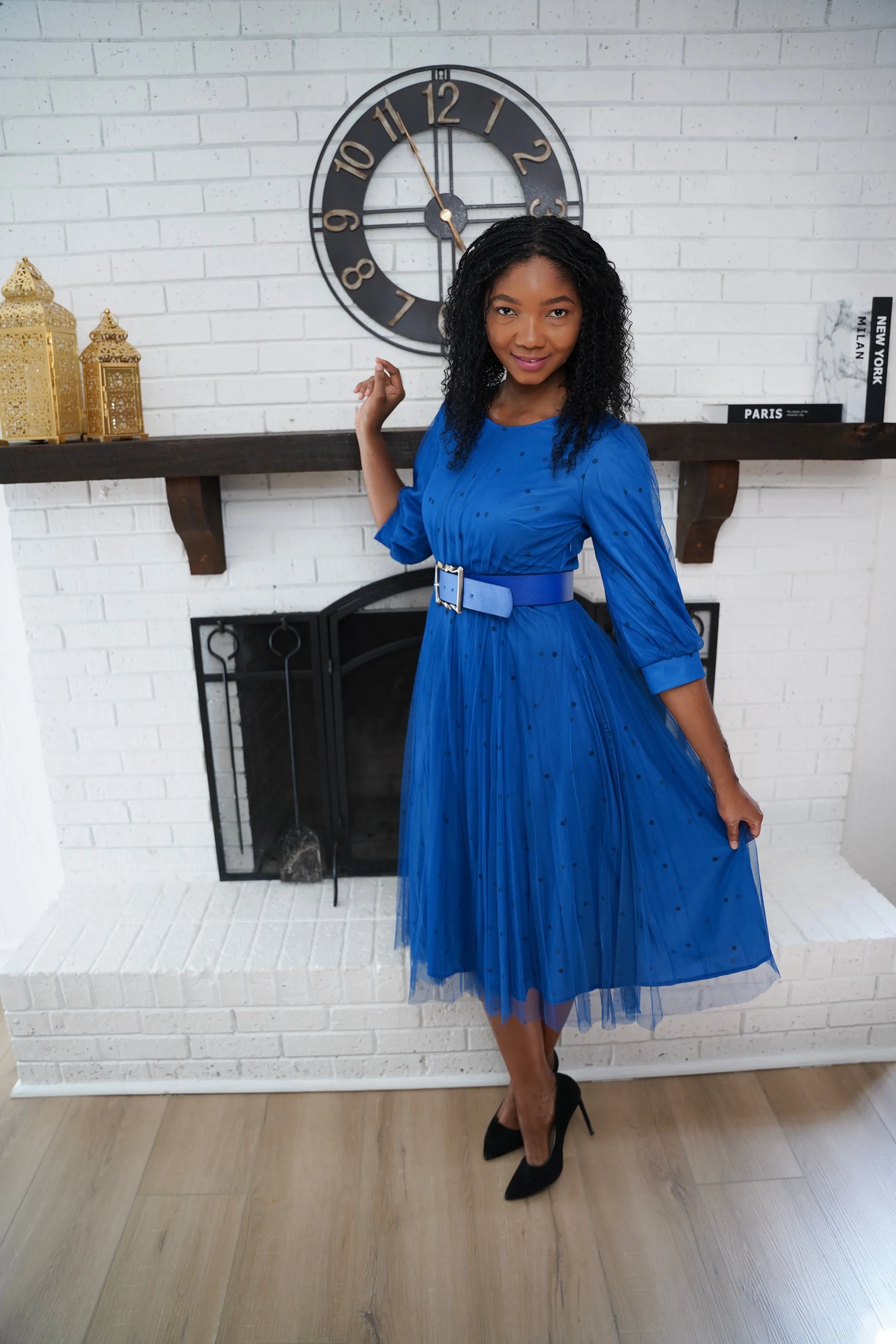 Blue feast dress