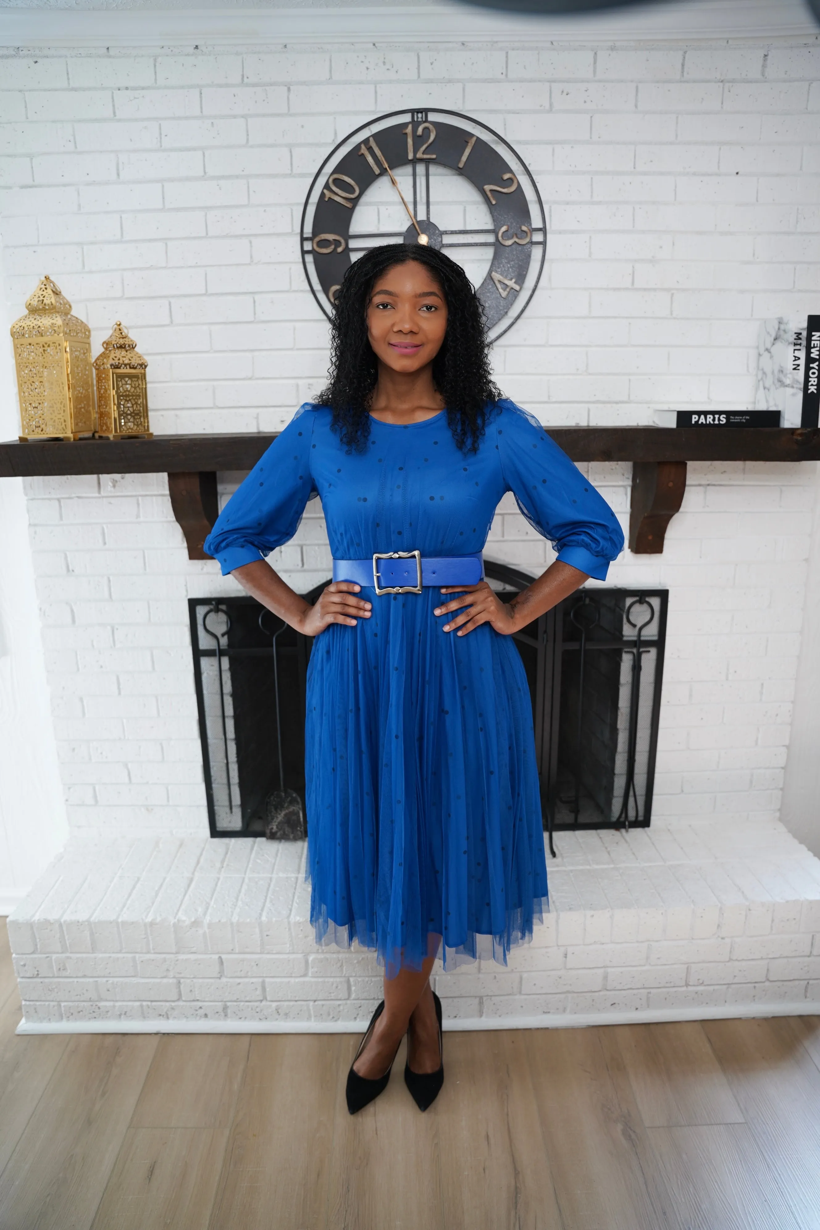 Blue feast dress