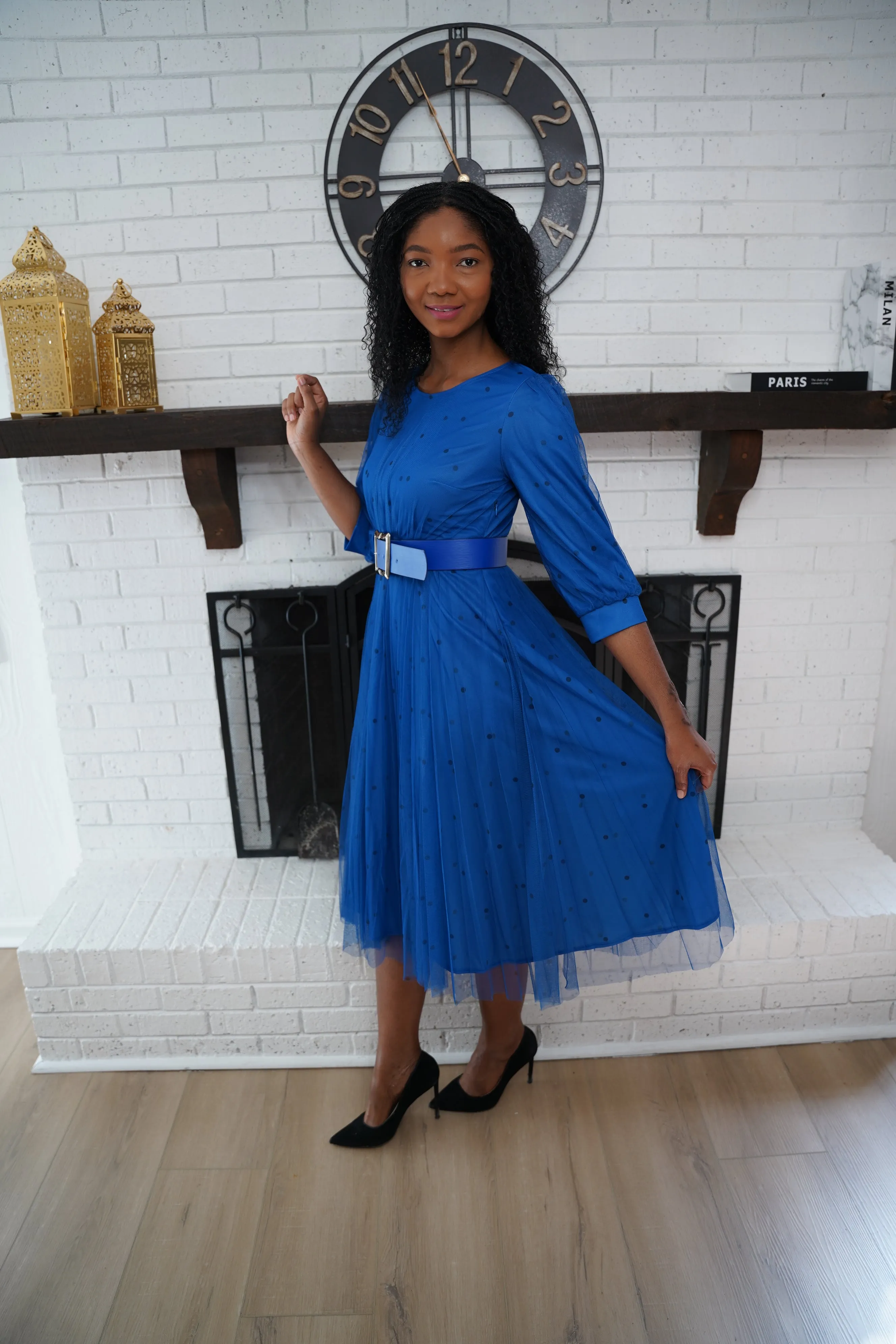 Blue feast dress