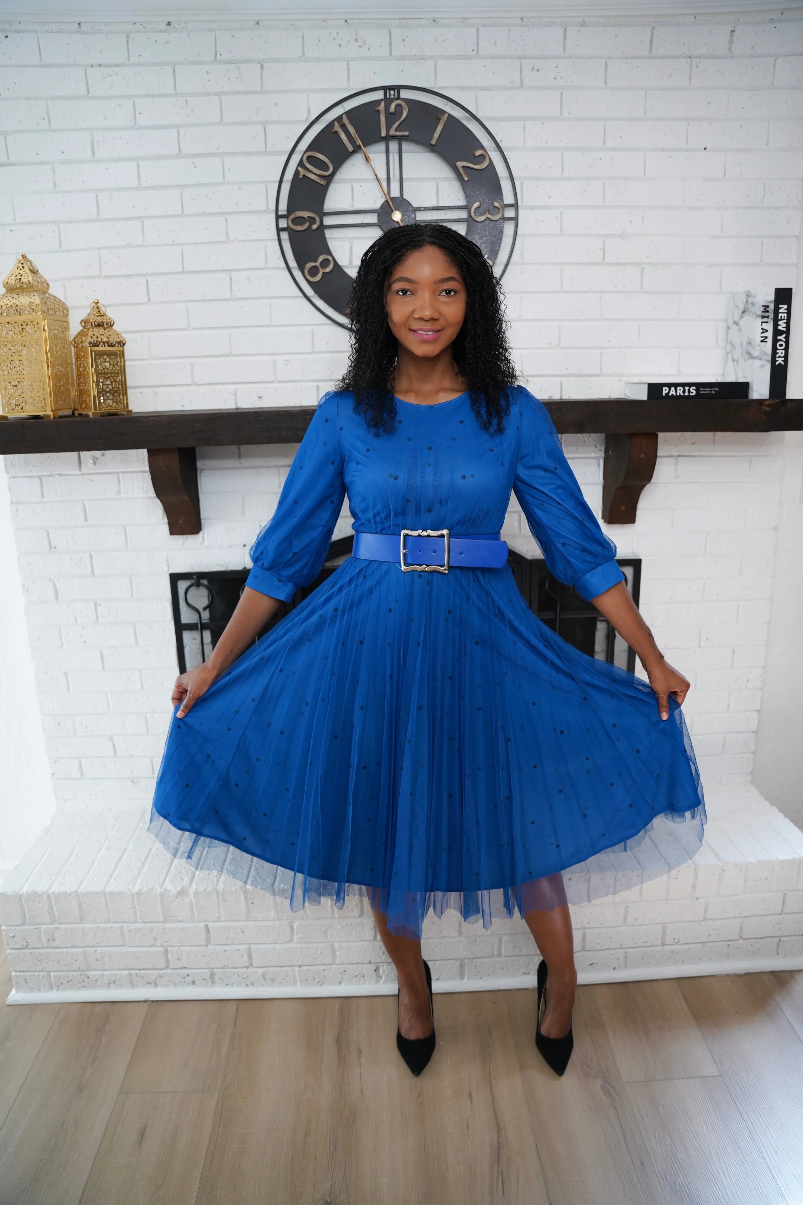 Blue feast dress