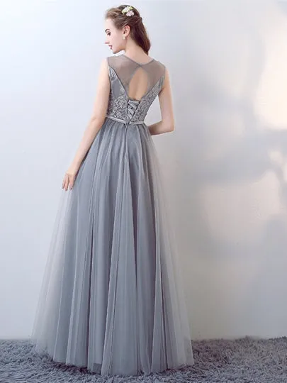 Bowknot Pearls Sashes Jewel Evening Dress