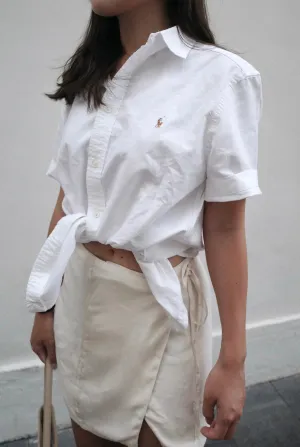 Boys Short Sleeve Oxford Shirt