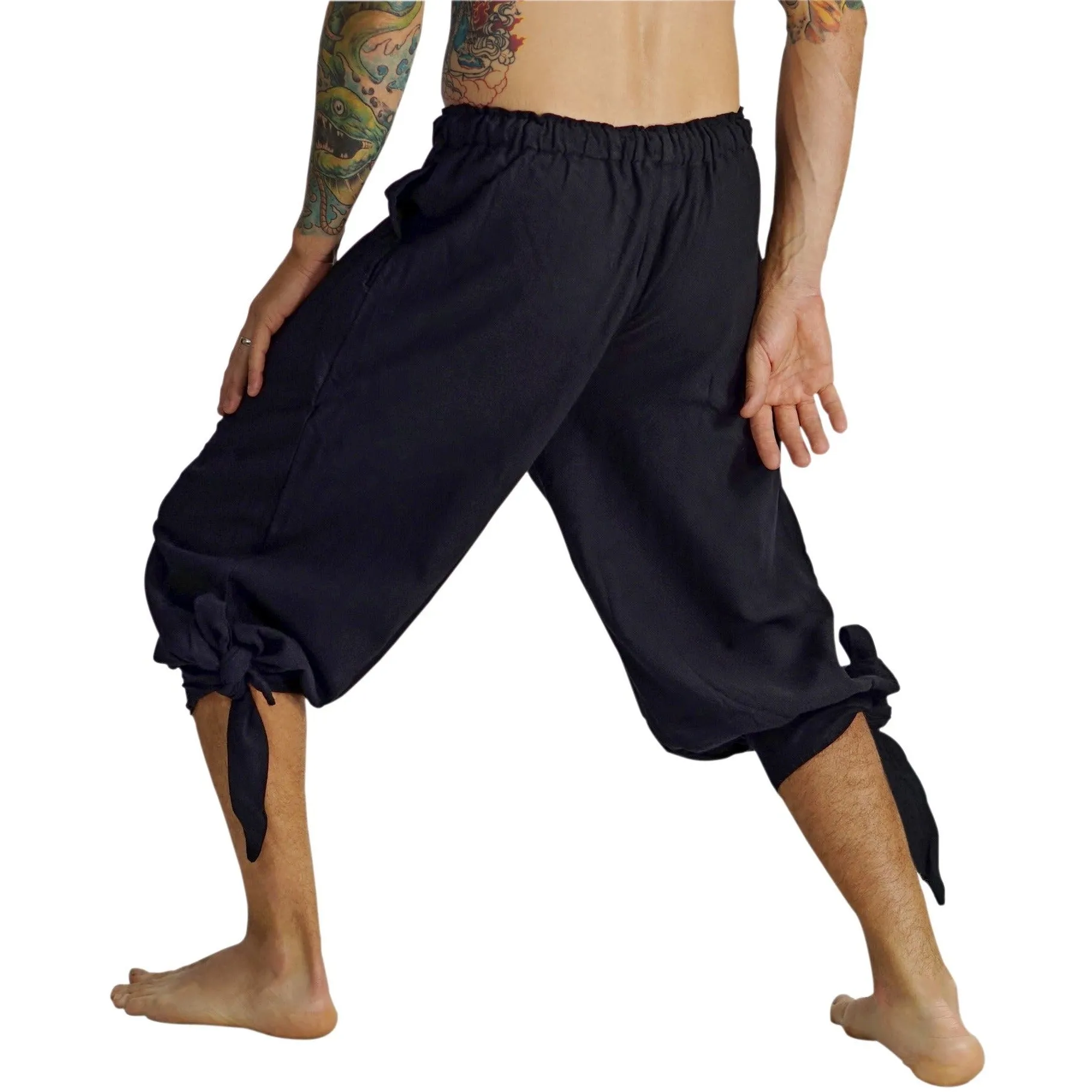 'Buccaneer' Pirate Pants - Black