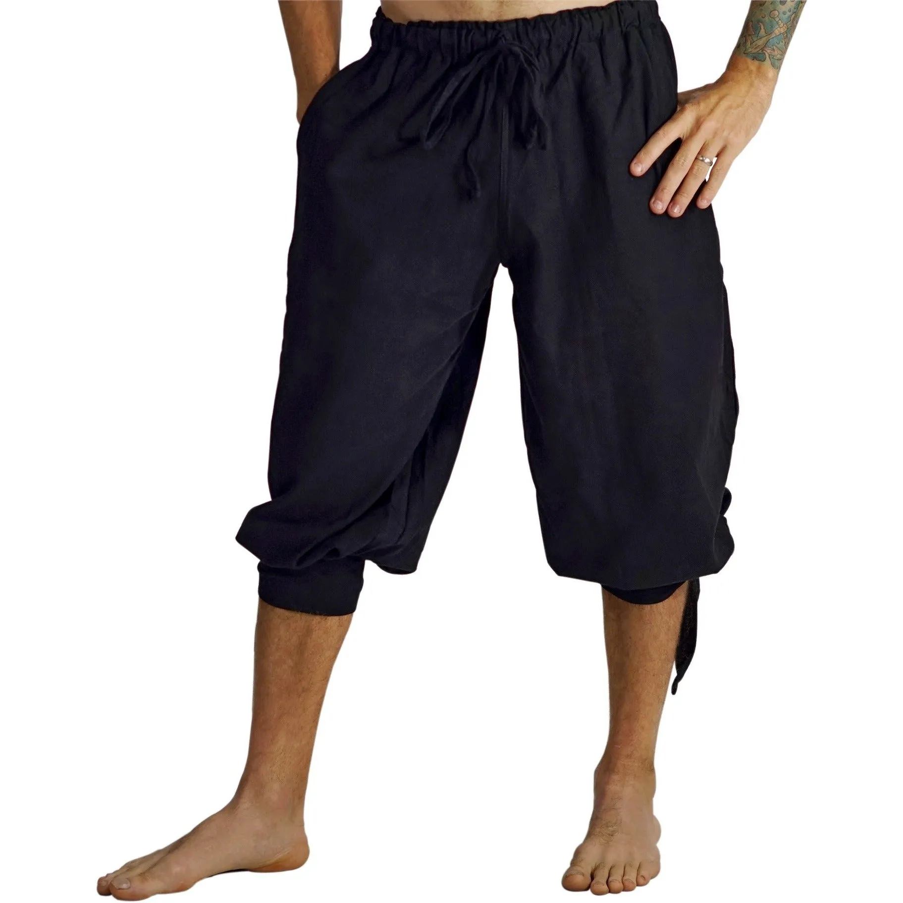 'Buccaneer' Pirate Pants - Black