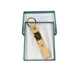 Buscemi Clip Keyholder Flat Natural Leather
