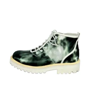Buscemi Men's Lotta Tie Dye Canvas Boots SAMPLE