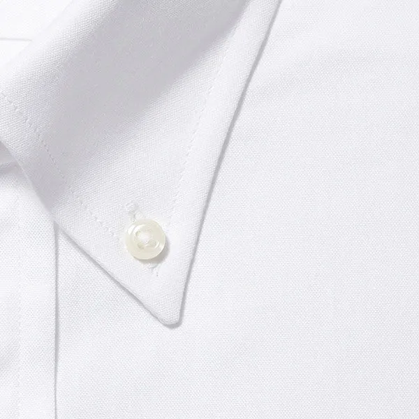 Button Down Pinpoint White - Tailored