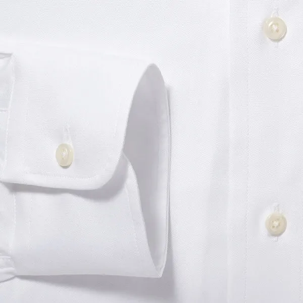 Button Down Pinpoint White - Tailored