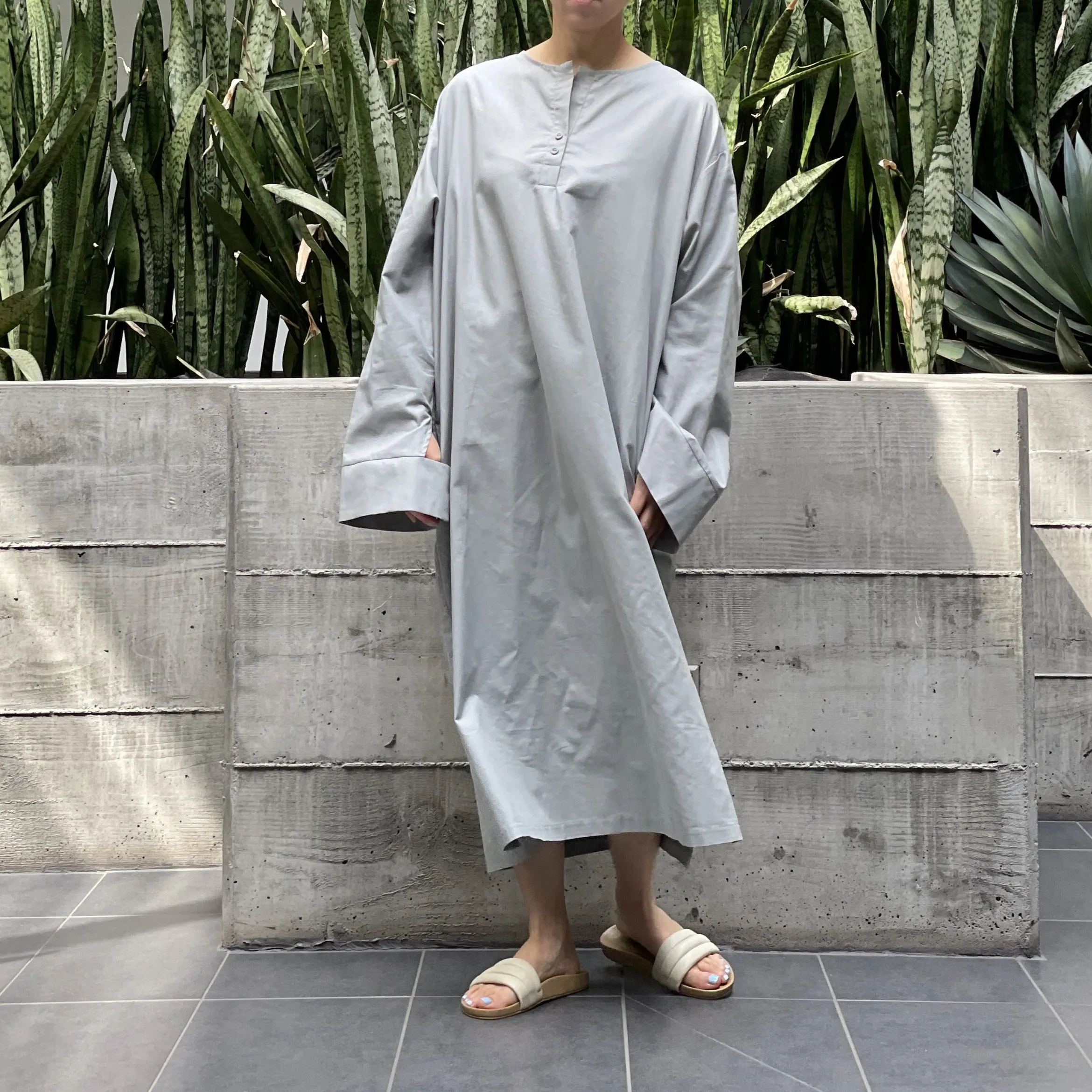 California Dress Warm Olive (Cotton Oxford Version)