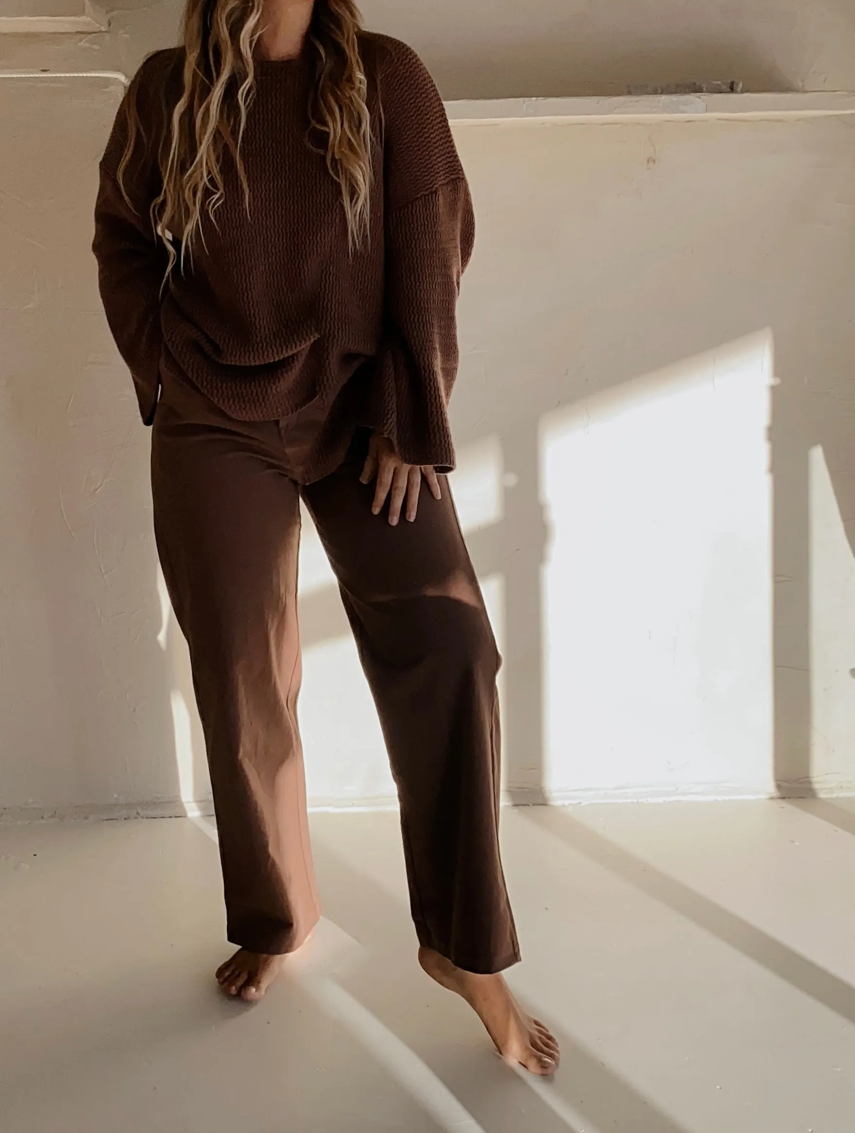 CANVAS PANTS | CHOCOLATE (WOMEN'S)