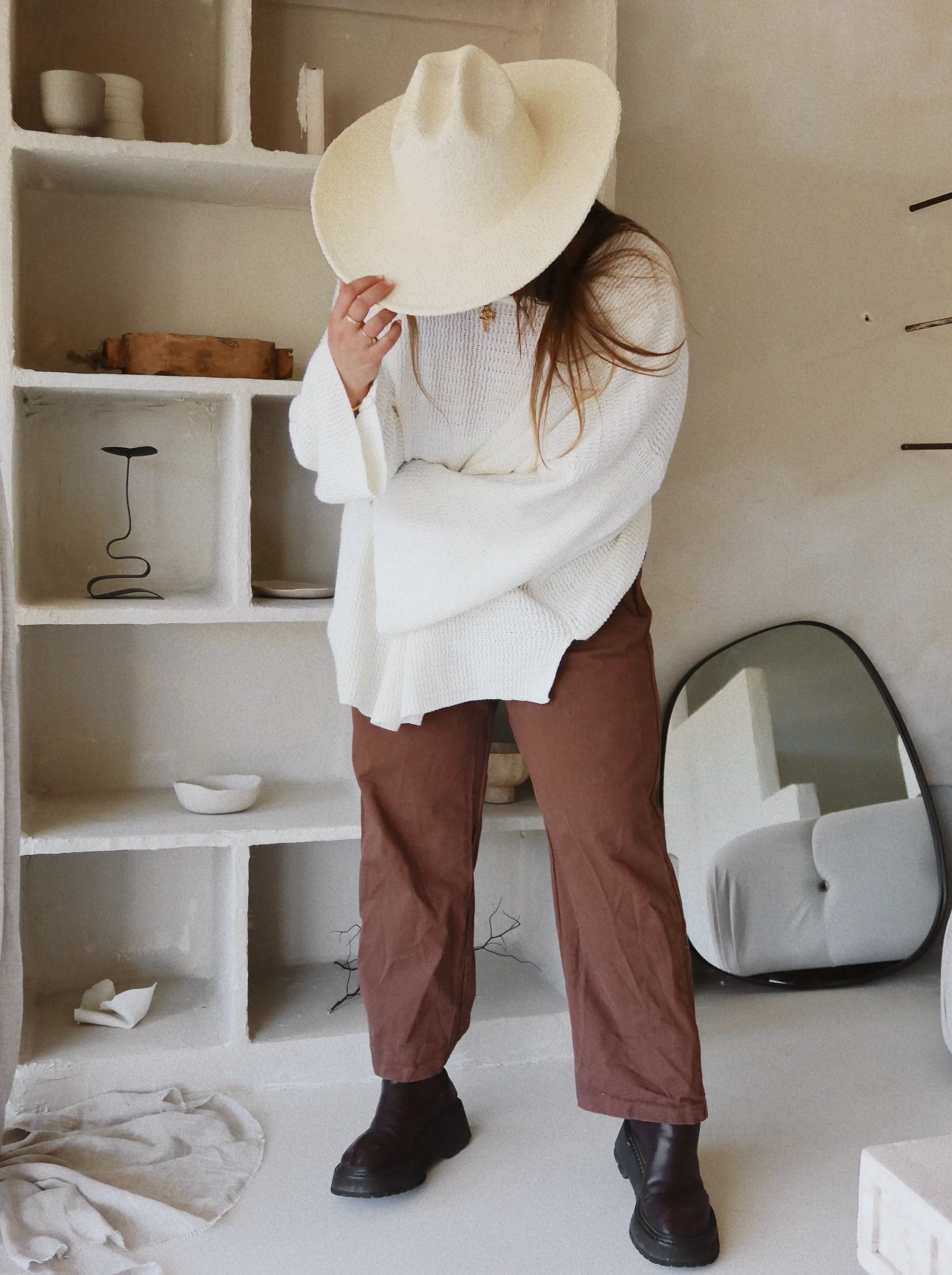 CANVAS PANTS | CHOCOLATE (WOMEN'S)