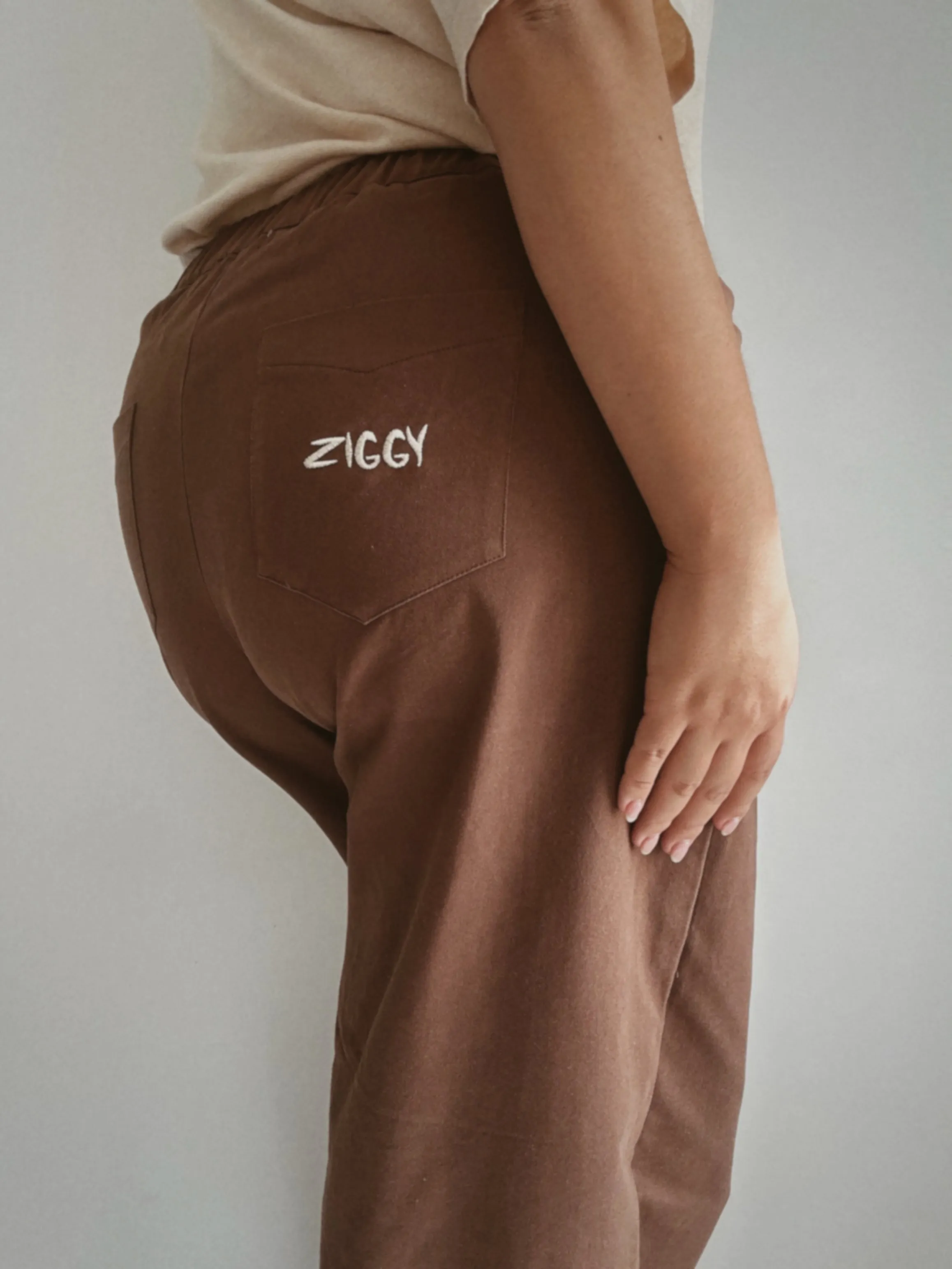 CANVAS PANTS | CHOCOLATE (WOMEN'S)