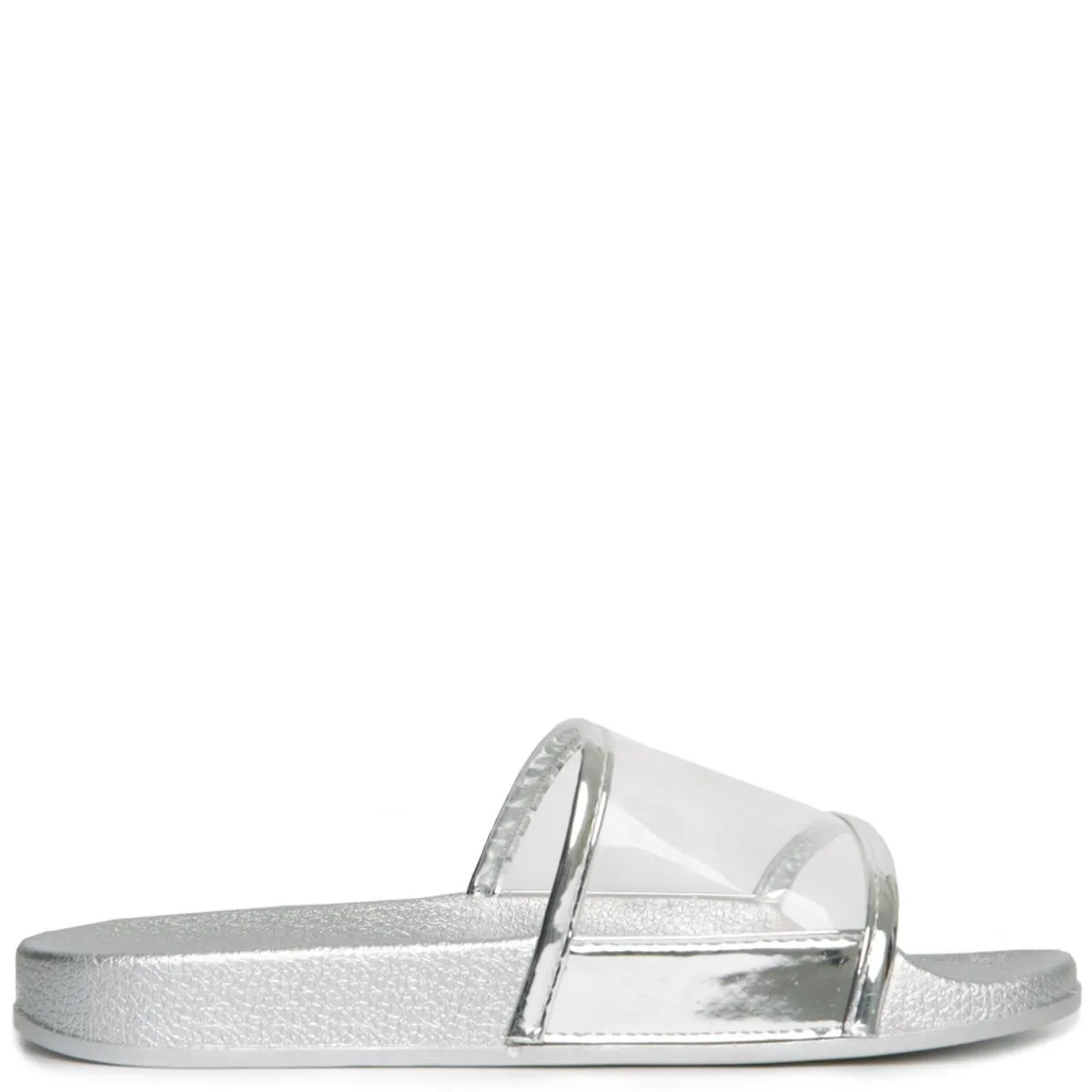 Cape Robbin Moira-11 Silver Slides Silver