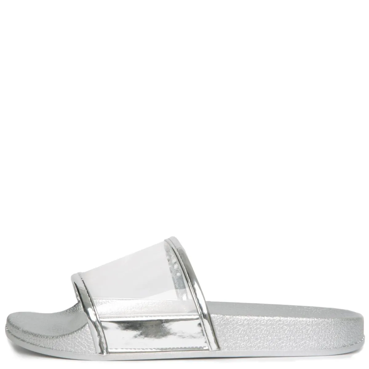 Cape Robbin Moira-11 Silver Slides Silver