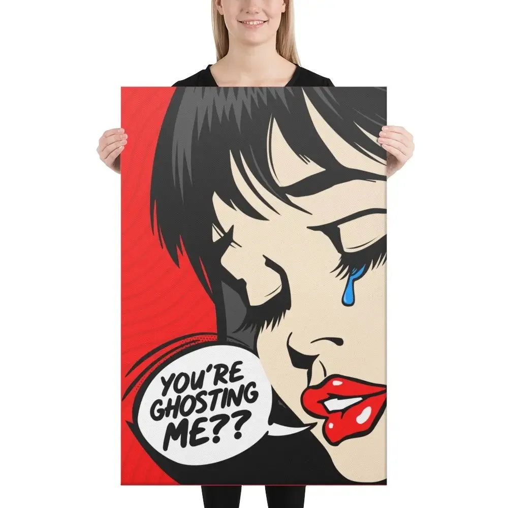 Casper: Pop Art Canvas – A Bold Expression of Modern Emotion