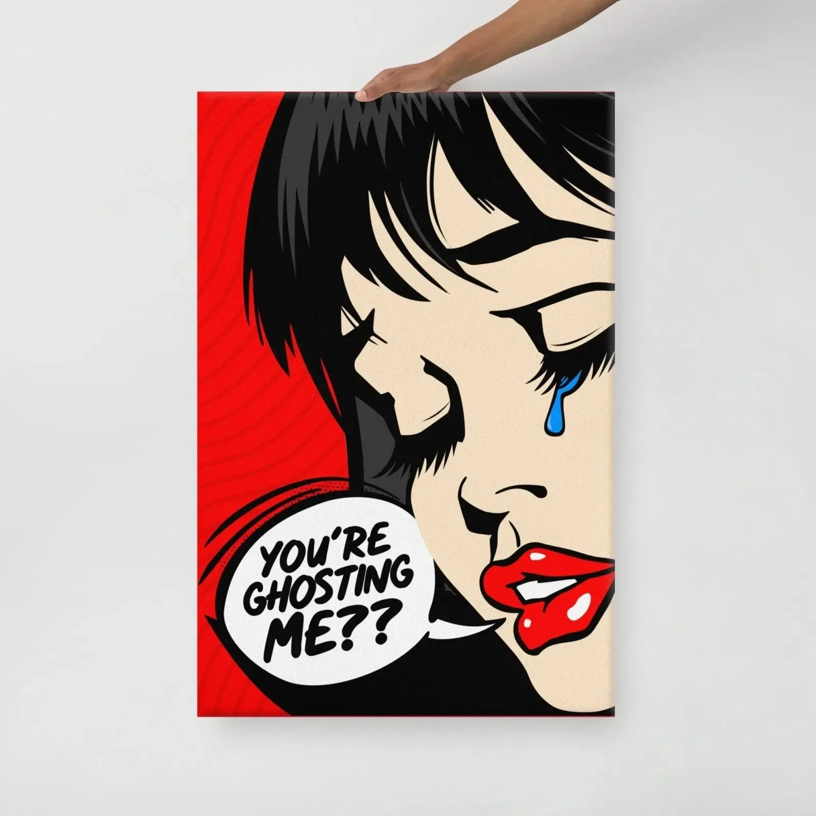 Casper: Pop Art Canvas – A Bold Expression of Modern Emotion