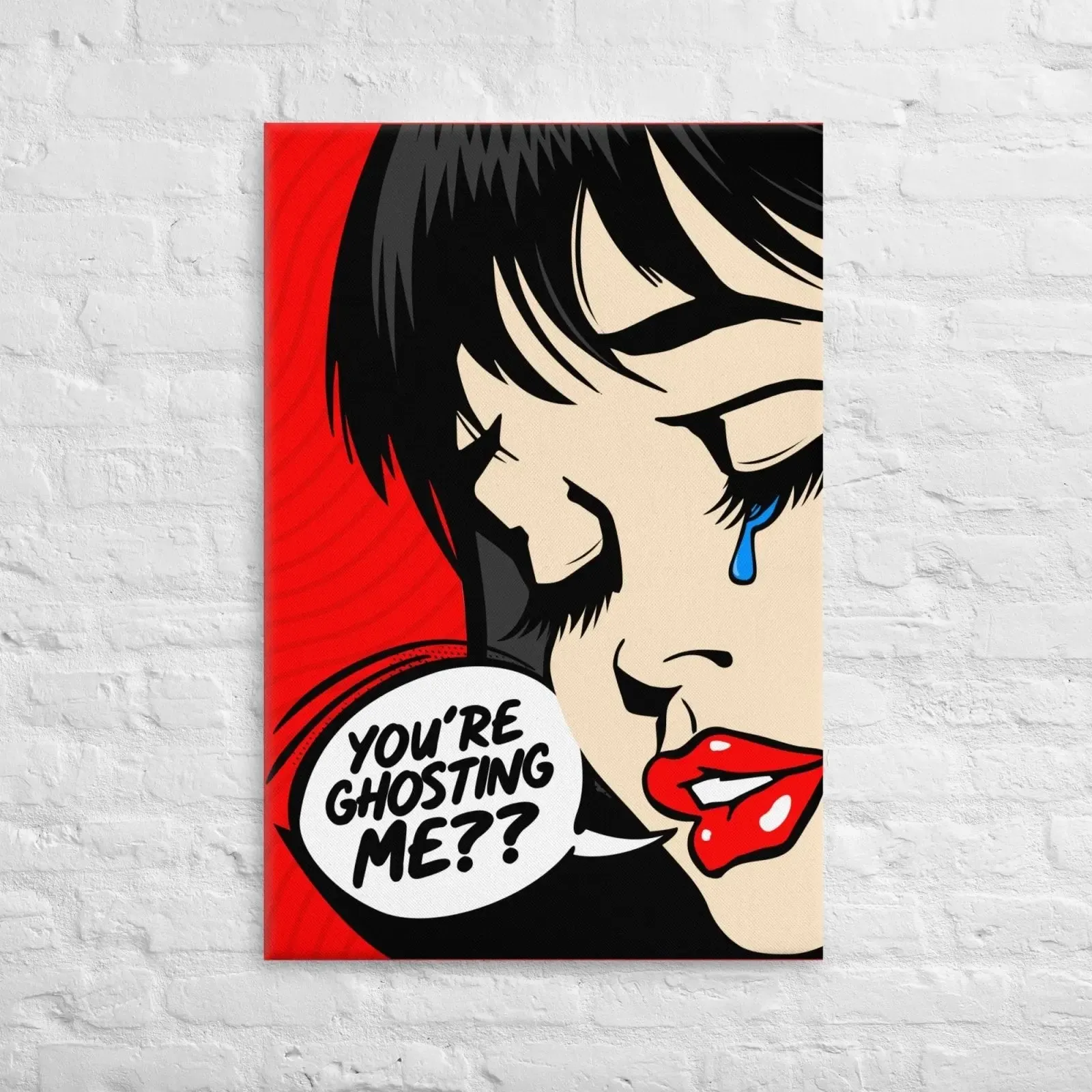 Casper: Pop Art Canvas – A Bold Expression of Modern Emotion