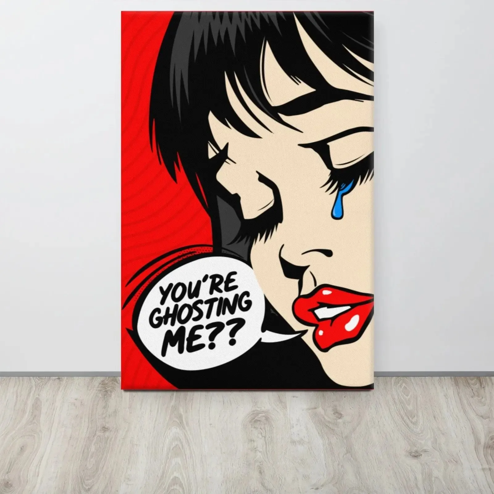 Casper: Pop Art Canvas – A Bold Expression of Modern Emotion