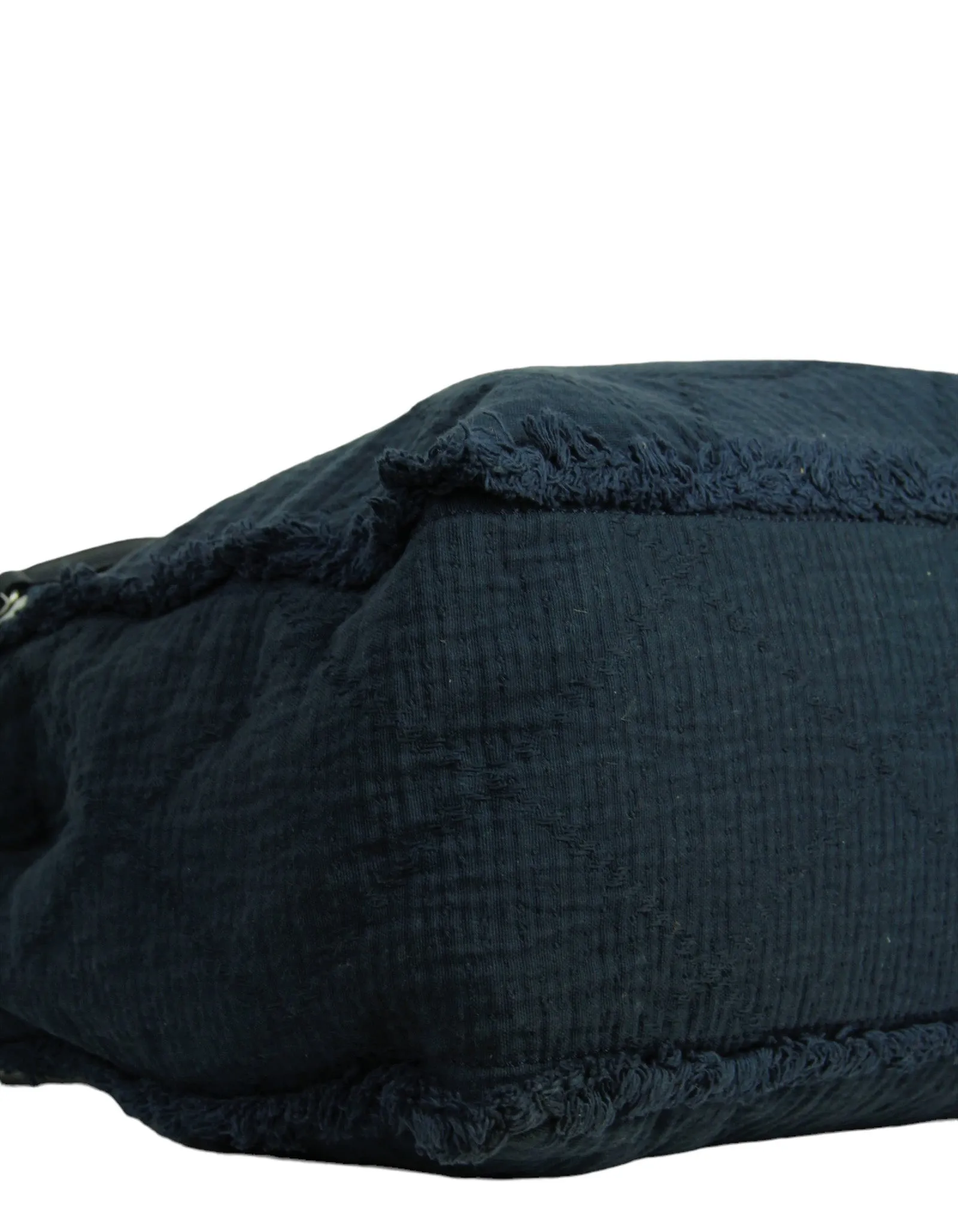 Chanel Navy Canvas Extra Large Double Face Shopping Tote