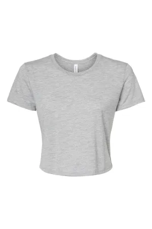 Checkerboard Happy AU Flowy Cropped Tee