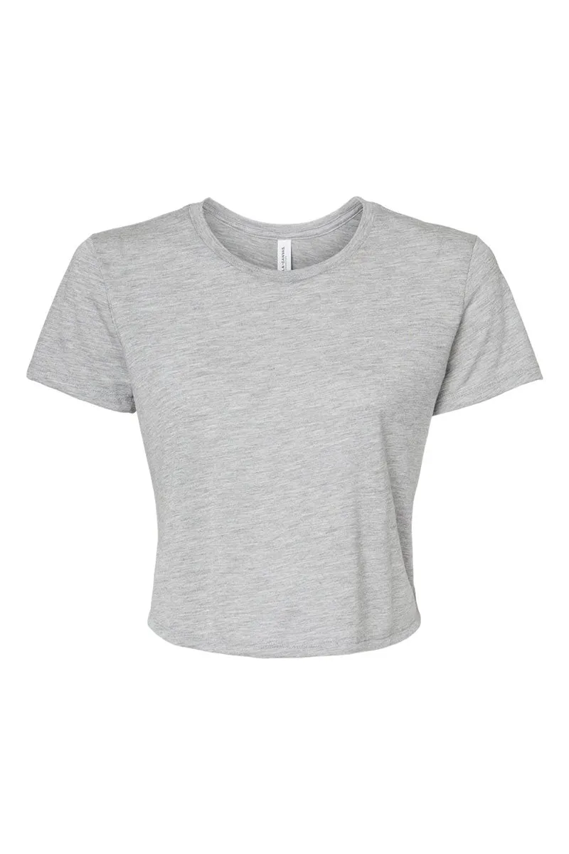 Checkerboard Happy AU Flowy Cropped Tee