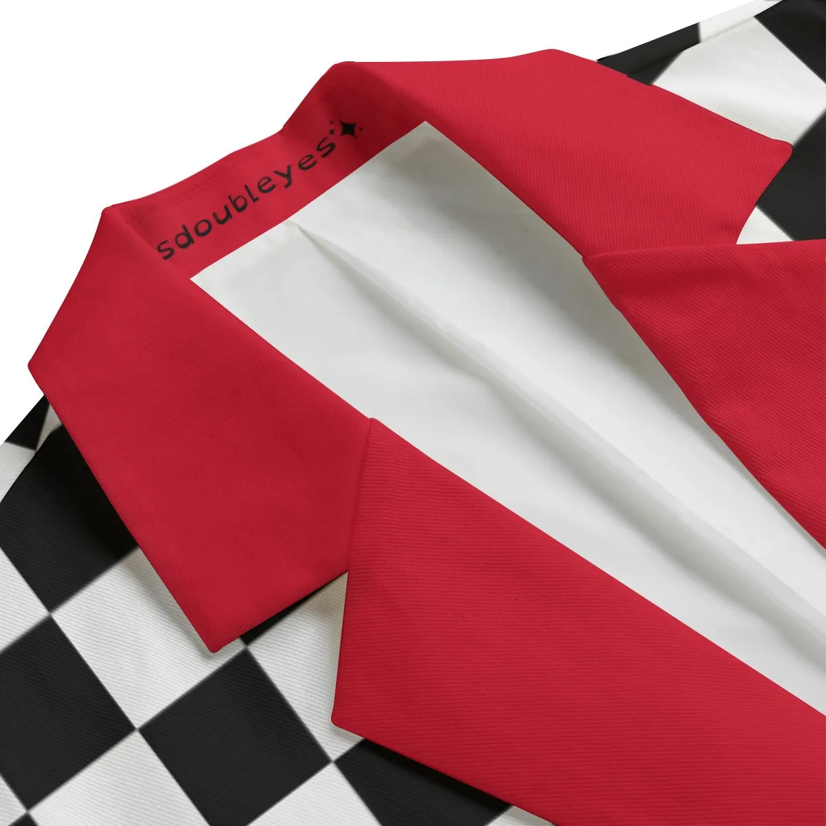 Checkered Red Clown Coat