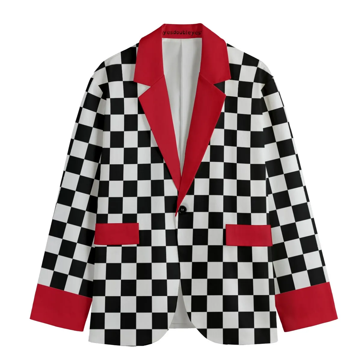 Checkered Red Clown Coat