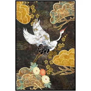 Chinese Ancient Style Animal Golden Wall Art