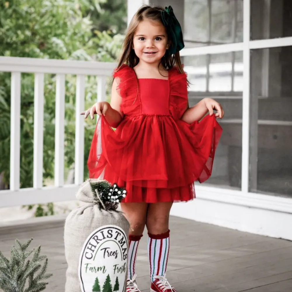 CHRISTMAS GIRL TULLE Dress