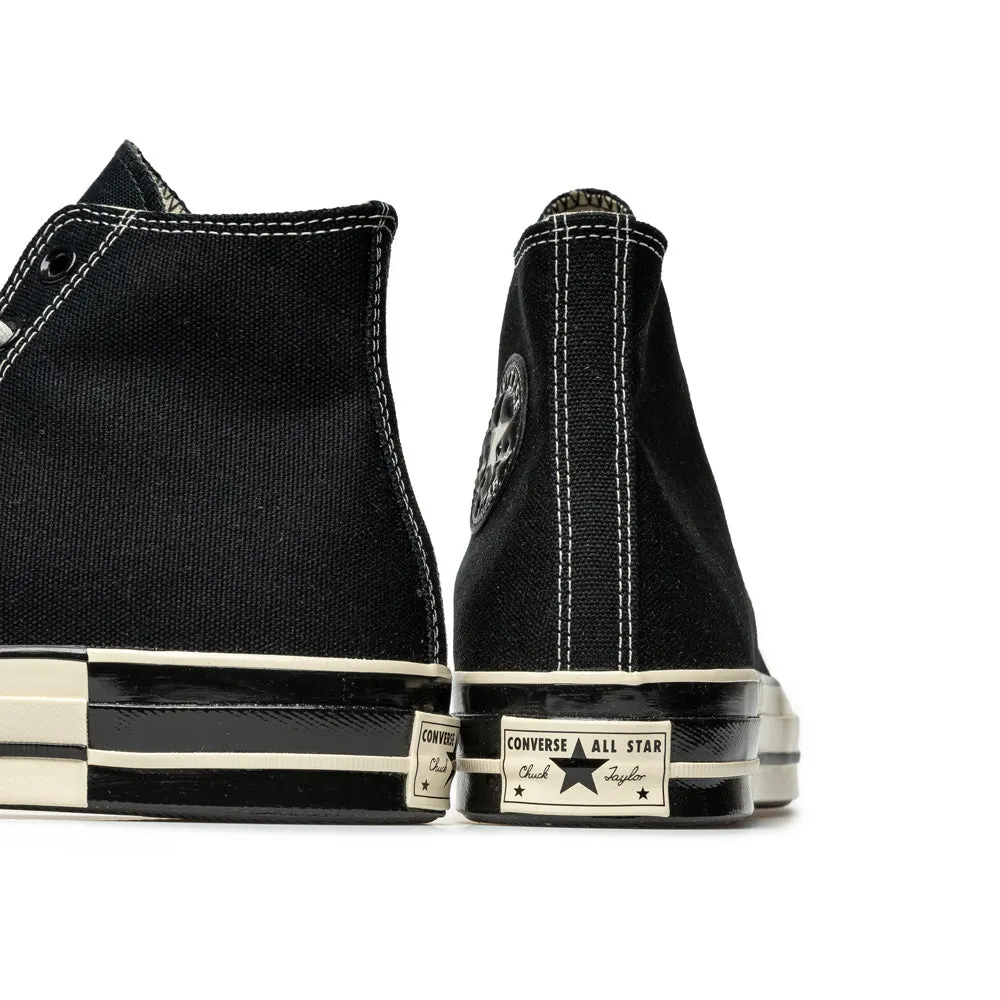 Chuck 70 Black & White Hi | Black