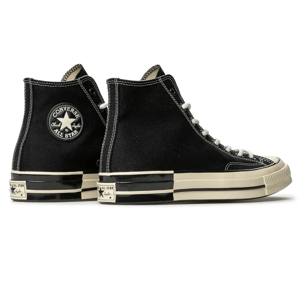 Chuck 70 Black & White Hi | Black