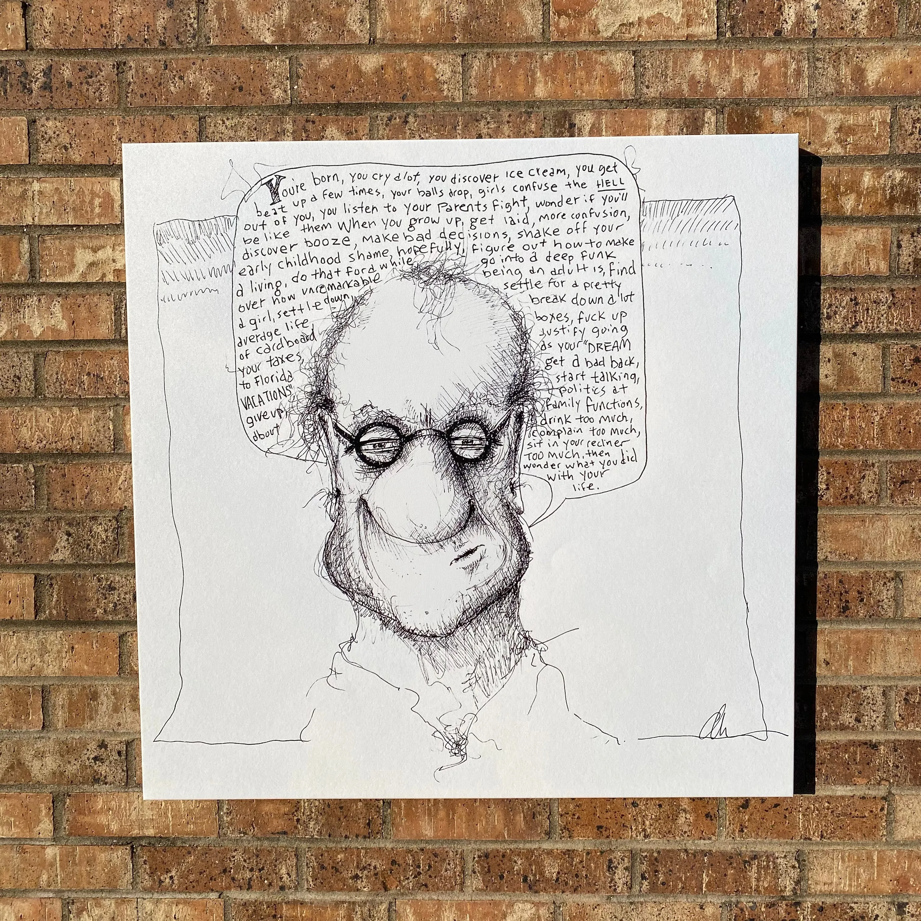 Chuck Schiller Sketch 30x30