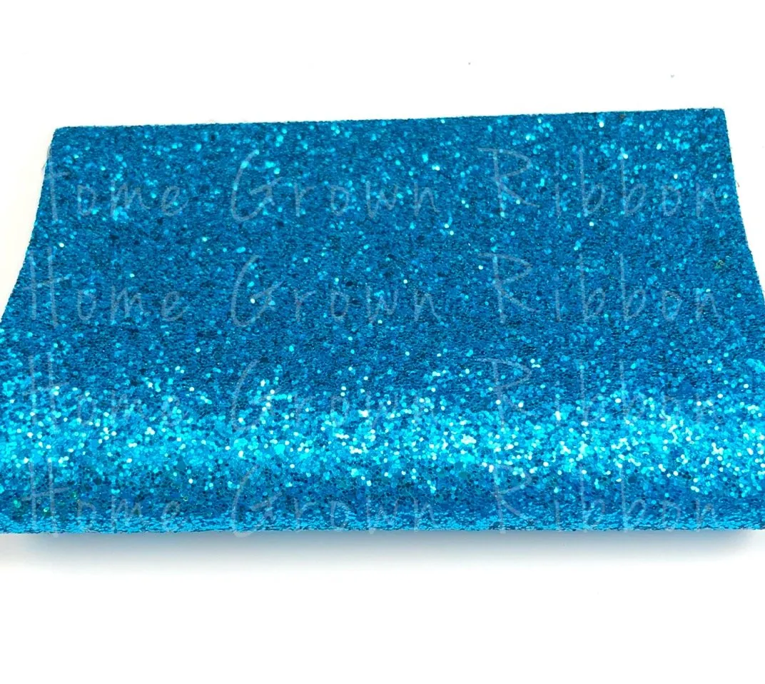 Chunky Glitter Sheet - Turquoise