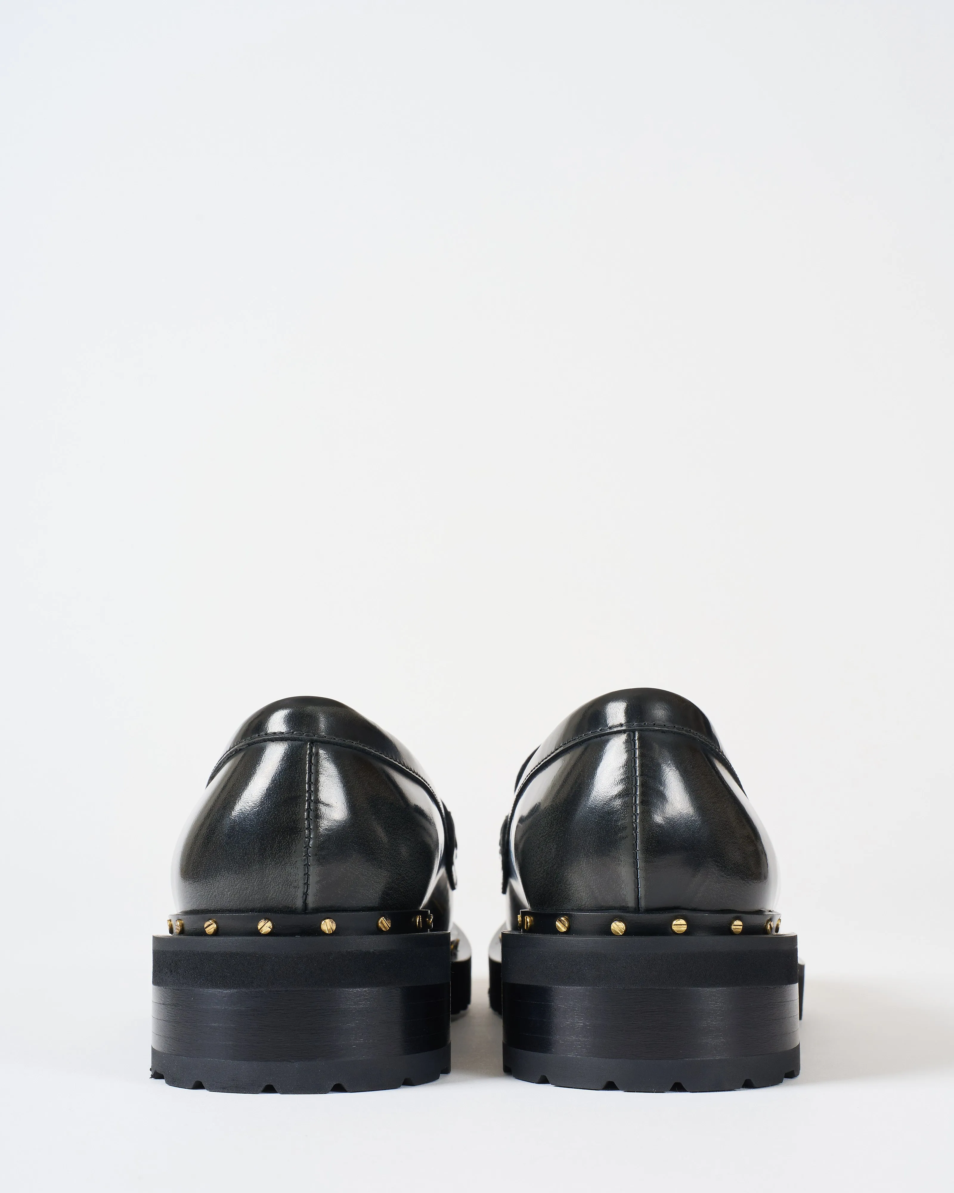 chunky loafer studded welt