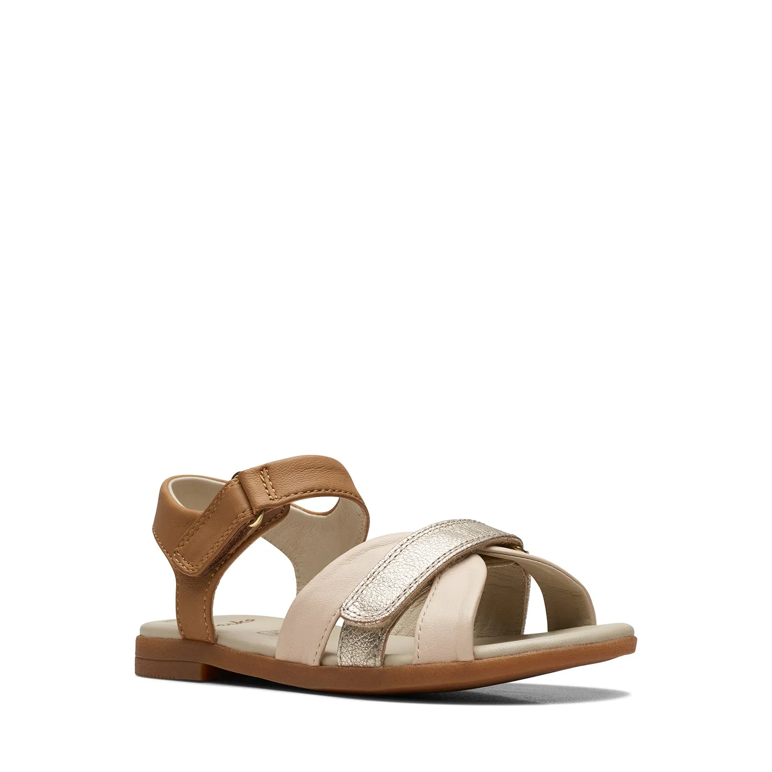 CLARKS GIRLS IVY SEA KID. (STANDARD FIT)