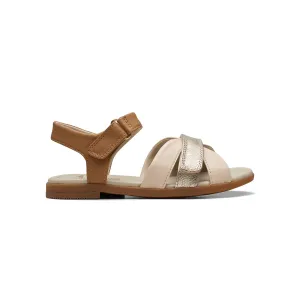 CLARKS GIRLS IVY SEA KID. (STANDARD FIT)