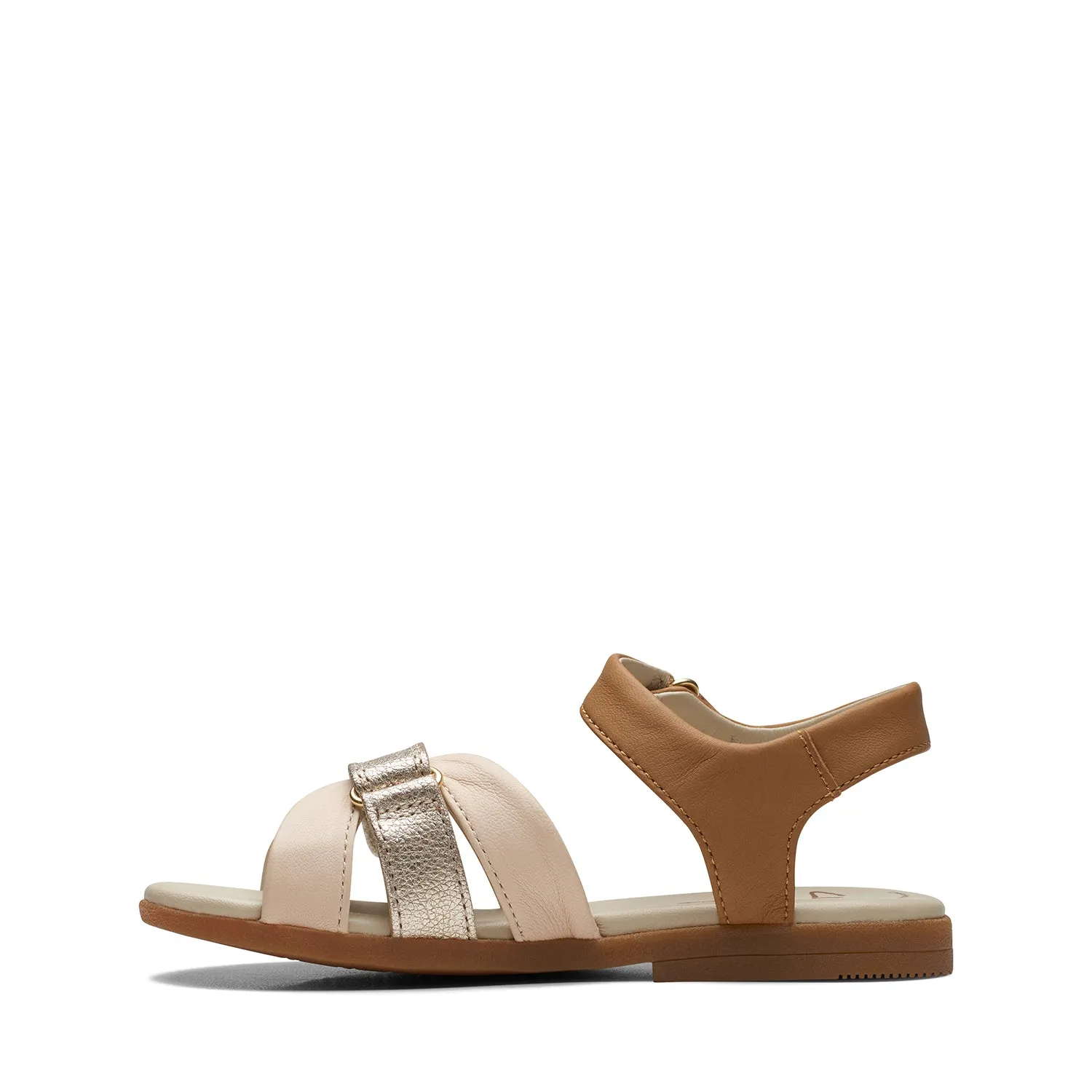CLARKS GIRLS IVY SEA KID. (STANDARD FIT)