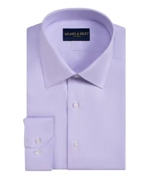 Classic Fit Lavender Spread Collar Non-Iron Queens Oxford Dress Shirt